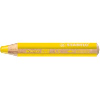 Crayon multi-talents STABILO woody 3 in 1 - jaune