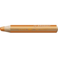 Crayon multi-talents STABILO woody 3 in 1 - orange clair