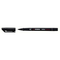 STABILO Lot de 10 Stylo-feutres ohp pen permanent pointe moyenne 1mm encre indelebile noir