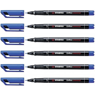 Stylo-feutre STABILO OHPen permanent 0,4 mm - bleu