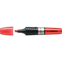 STABILO Surligneur LUMINATOR Niveau d'encre Visible Pte Biseautee Rouge