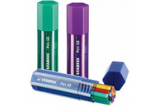 Feutre de dessin - STABILO Pen 68 - Etui Big Pen Box 20 feutres pointe moyenne - Coloris assortis