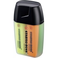 Big BOSS box x 4 surligneurs STABILO BOSS ORIGINAL - jaune + bleu + vert + orange
