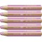 Crayon de coloriage - STABILO woody 3in1 - crayons de couleur - Rose fonce
