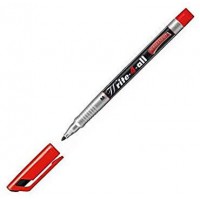 Marqueurs permanent Write-4-all M Moyen 1 mm Rouge