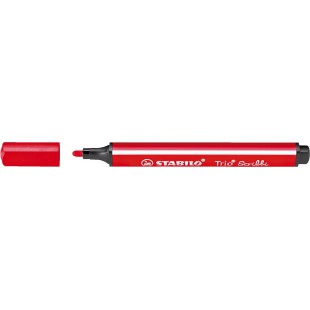 Feutre de coloriage STABILO Trio Scribbi - rouge