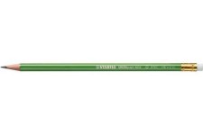 Crayon graphite STABILO GREENgraph bout gomme HB