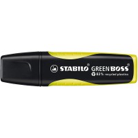Surligneur - STABILO GREEN BOSS - 1 surligneur rechargeable - Jaune