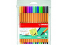 Etui carton x 15 stylos-feutres STABILO point 88