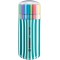 Stabilo Pen 68 etui Zebrui Turquoise de 20 feutres pointe moyenne coloris assortis