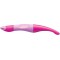 Stabilo EASYoriginal Stylo ergonomique pour droitier Rose fonce/clair cartouche d'encre bleue effacable