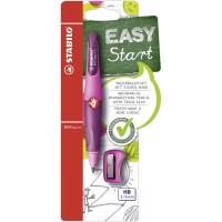 STABILO EASYergo 3.15 - Porte-mine ergonomique rose + taille-crayon - Droitier