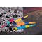 Porte-mine ergonomique - STABILO EASYergo 1.4 - 1 stylo + 3 mines HB - Droitier - jaune/violet