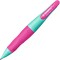 Porte-mine ergonomique - STABILO EASYergo 1.4 - 1 stylo + 3 mines HB - Droitier - rose/vert