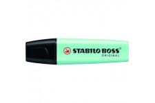 STABILO Lot de 3 Surligneurs BOSS ORIGINAL Pastel Pte Biseautee 2-5 mm Turquoise Pastel