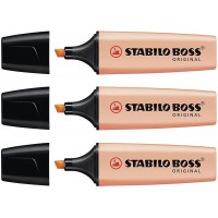 Surligneur STABILO BOSS ORIGINAL Pastel - teint de pêche