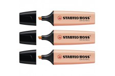 Surligneur STABILO BOSS ORIGINAL Pastel - teint de pêche