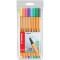 STABILO 88/8-01 Etui de 8 stylos feutres Point 88 pointe fine 0,4 mm Pastel Collection