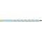 Crayon graphite ergonomique - STABILO EASYgraph - 1 crayon a  papier HB - gaucher - bleu clair