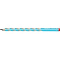 Crayon graphite ergonomique - STABILO EASYgraph - 1 crayon a  papier HB - droitier - bleu clair