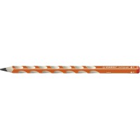 Crayon graphite ergonomique - STABILO EASYgraph - 1 crayon a papier HB - droitier - orange