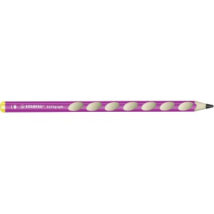 1 crayon graphite STABILO EASYgraph B gaucher corps rose