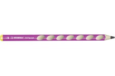 1 crayon graphite STABILO EASYgraph B gaucher corps rose