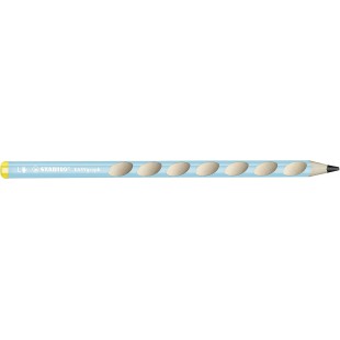 1 crayon graphite STABILO EASYgraph B gaucher corps bleu clair