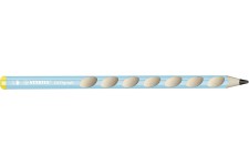 1 crayon graphite STABILO EASYgraph B gaucher corps bleu clair