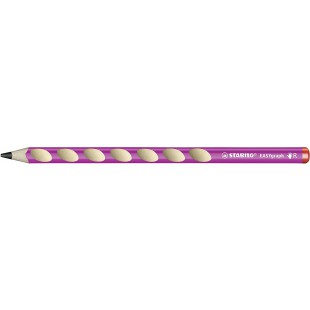 1 crayon graphite STABILO EASYgraph B droitier corps rose