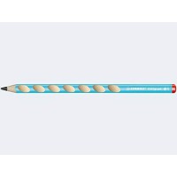 STABILO EASYgraph 1 crayon graphite B droitier corps bleu clair