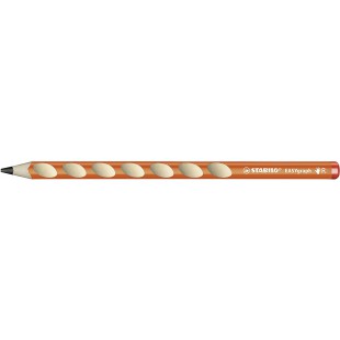 1 crayon graphite STABILO EASYgraph B droitier corps orange