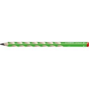 1 crayon graphite STABILO EASYgraph B droitier corps vert