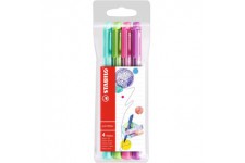 Stylo feutre - STABILO pointMax - Pochette x 4 stylos feutres pointe moyenne - Couleurs fun