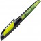 Stylo plume ergonomique - STABILO EASYbuddy - Pointe moyenne, rechargeable - Noir / Jaune