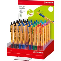 Présentoir x 32 stylos-bille STABILO pointball