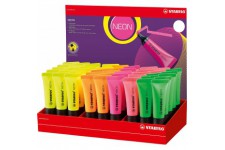 Stabilo - Surligneur Neon 45 en 6 Coloris aleatoire