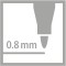 Stylo feutre - STABILO pointMax - Pochette de 4 stylos-feutres pointe moyenne en nylon - Couleurs pastel