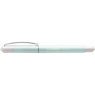 Stylo plume - STABILO beCrazy! - 1 Stylo-plume rechargeable Collection PASTEL WHITE - Turquoise