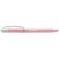 Stylo plume - STABILO beCrazy! - 1 Stylo-plume rechargeable Collection PASTEL WHITE - Rose