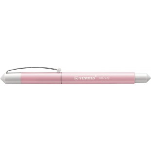 Stylo plume - STABILO beCrazy! - 1 Stylo-plume rechargeable Collection PASTEL WHITE - Rose
