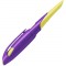 Stabilo Easy Birdy Stylo plume ergonomique pour droitier avec plume A pour debutant Violet/jaune - Stylo unique - Cartouche incl