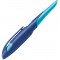 Stabilo EASYbirdy Stylo plume ergonomique pour droitier avec plume A pour debutant Bleu nuit/bleu azur - Stylo unique - Cartouch