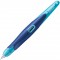 Stabilo EASYbirdy Stylo plume ergonomique pour droitier avec plume A pour debutant Bleu nuit/bleu azur - Stylo unique - Cartouch