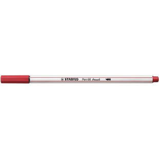 Feutre pinceau STABILO Pen 68 brush - rouge bordeaux