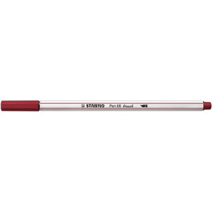 Feutre pinceau STABILO Pen 68 brush - rouge pourpre