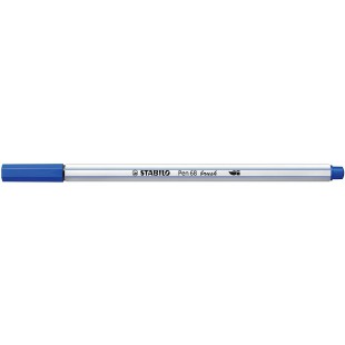 Feutre pinceau STABILO Pen 68 brush - bleu marine