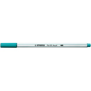 Feutre pinceau STABILO Pen 68 brush - bleu vert