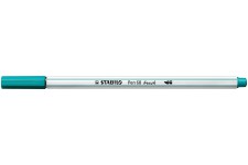 Feutre pinceau STABILO Pen 68 brush - bleu vert