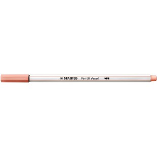 Feutre pinceau STABILO Pen 68 brush - rose abricot